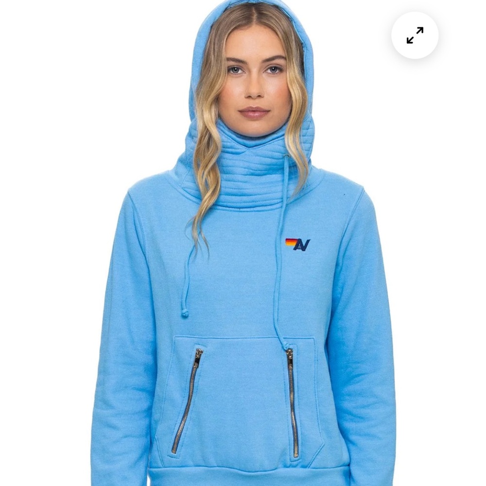 Aviator Nation Light Blue Hoodie - Picture 4 of 6